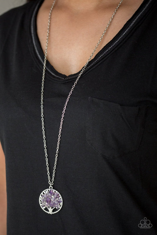 Naturally Nirvana-purple-Paparazzi necklace