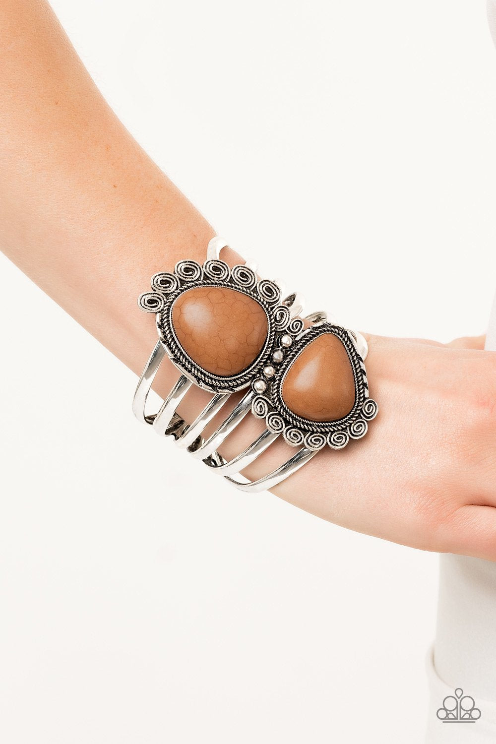 Nature Bound-brown-Paparazzi bracelet