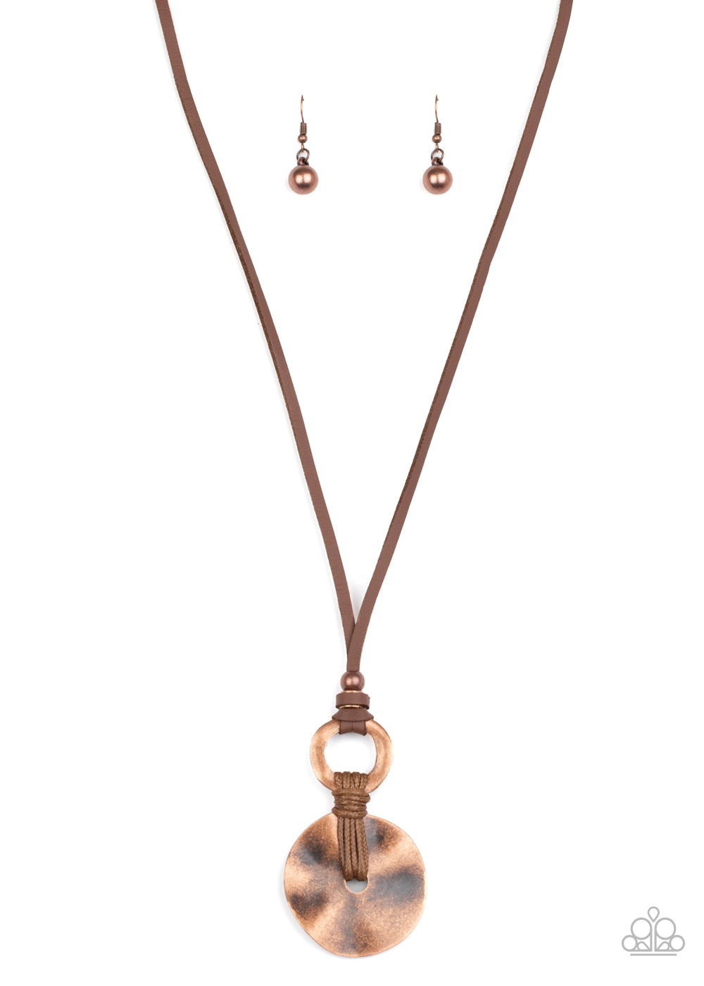 Nautical Nomad - copper - Paparazzi necklace