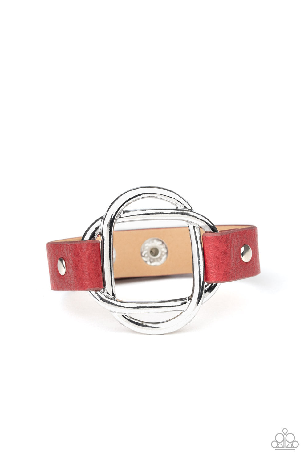 Nautically Knotted - red - Paparazzi bracelet