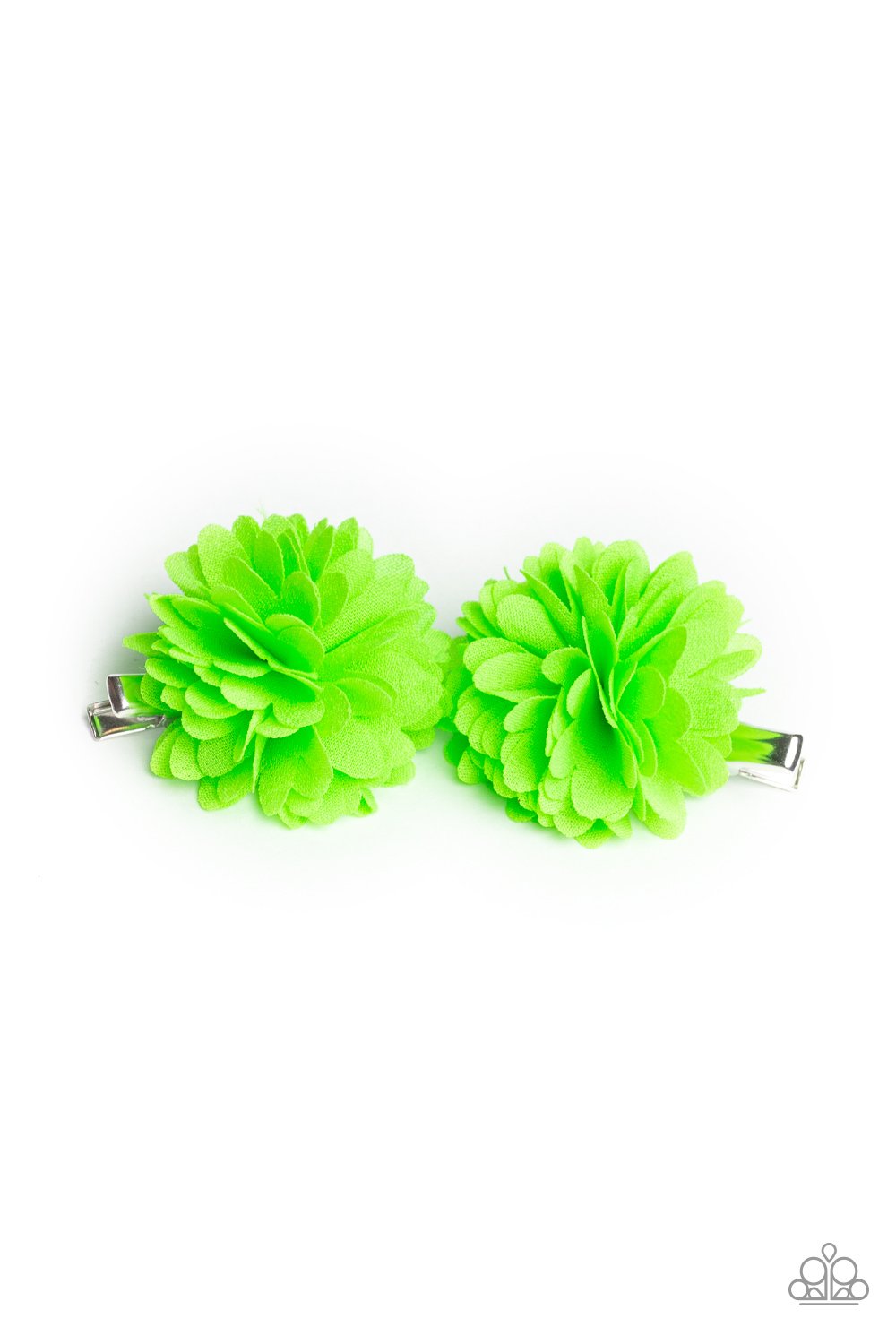Neatly Neon - green - Paparazzi hair clip