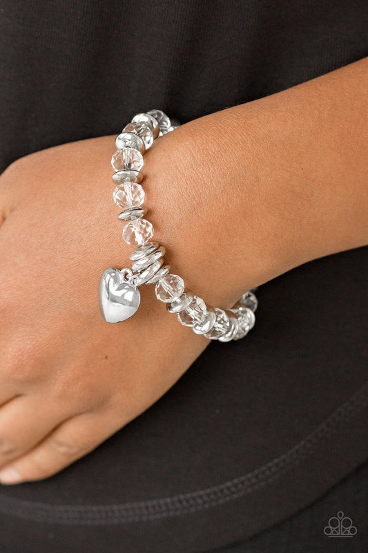 Need I Say Amour - white - Paparazzi bracelet