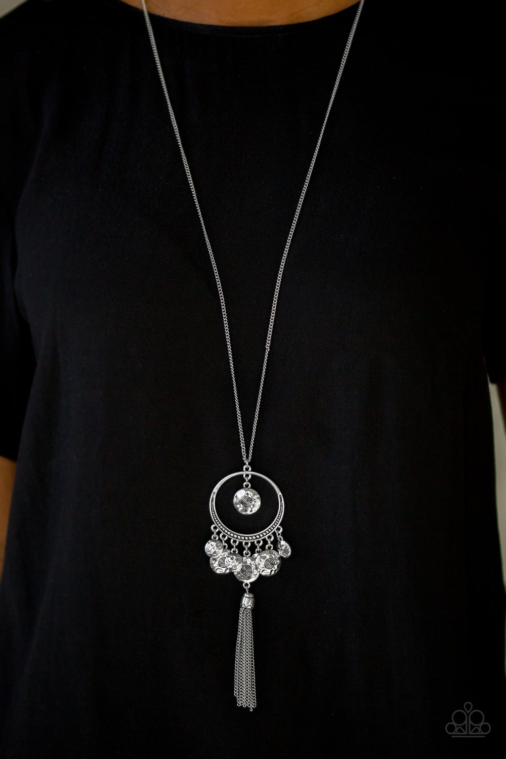 Never Zoo Much - silver - Paparazzi necklace