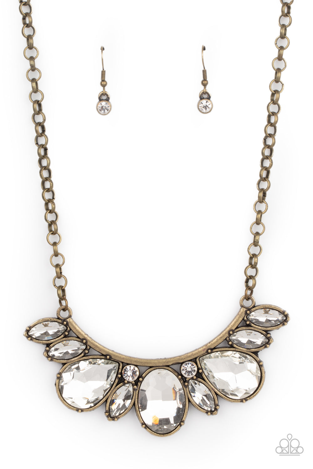Never SLAY Never - brass - Paparazzi necklace