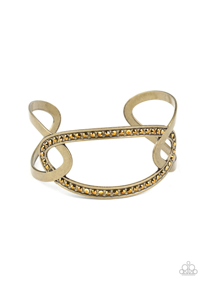 Never a Dull Moment - brass - Paparazzi bracelet