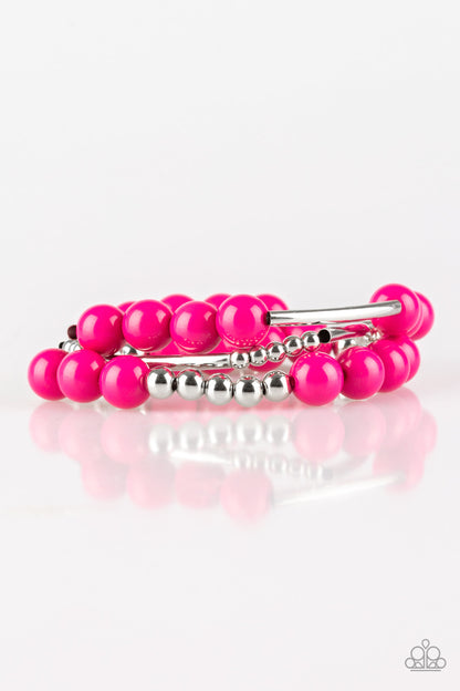 New Adventures - pink - Paparazzi bracelet