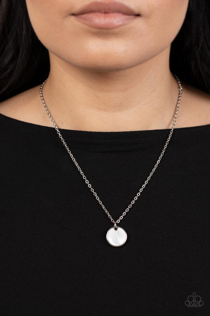 New Age Nautical - white - Paparazzi necklace – JewelryBlingThing