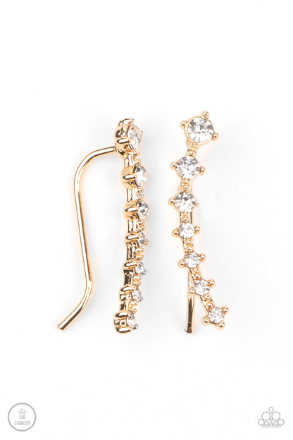 New Age Nebula - gold - Paparazzi earrings