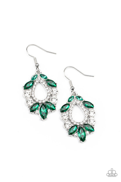 New Age Noble - green - Paparazzi earrings