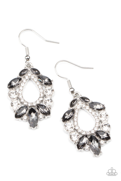 New Age Noble - silver - Paparazzi earrings