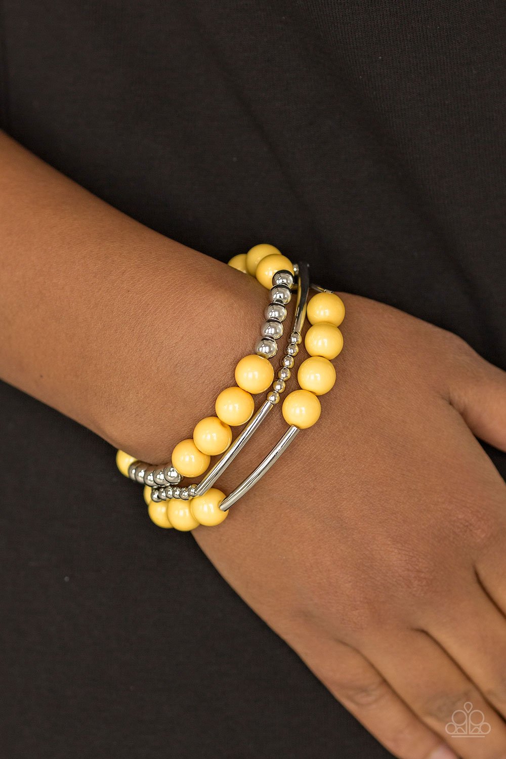 New Adventures - yellow - Paparazzi bracelet