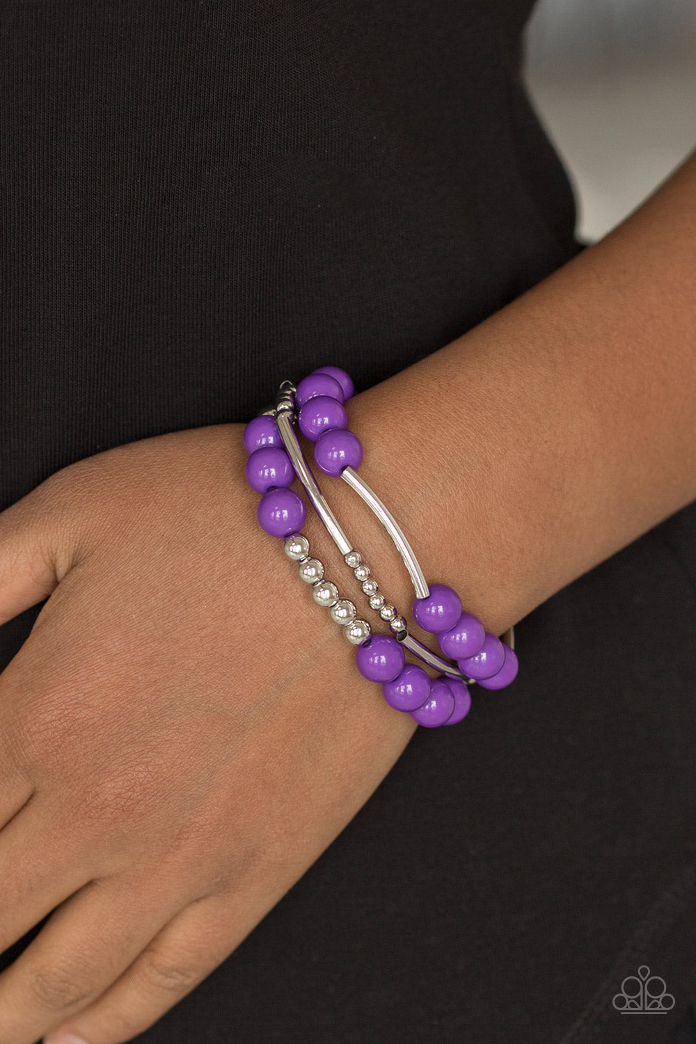New Adventures - purple - Paparazzi bracelet