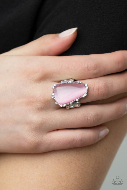 Newport Nouveau - pink - Paparazzi ring