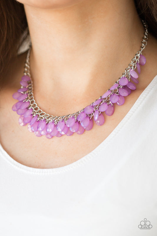 Next in SHINE - purple - Paparazzi necklace