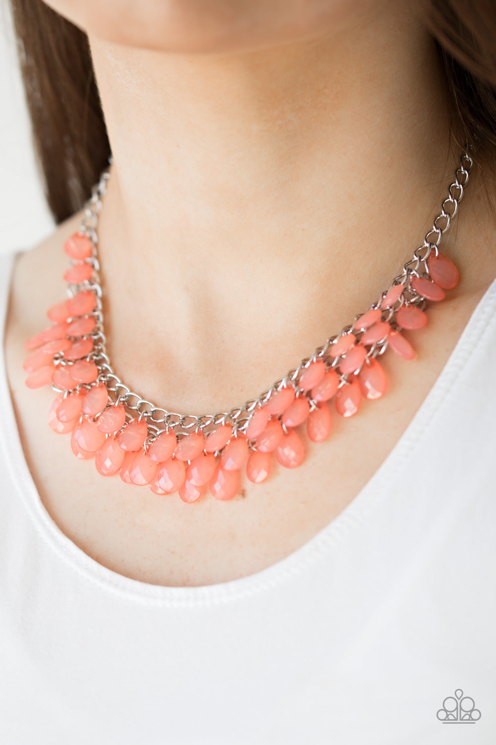 Next in Shine - orange - Paparazzi necklace