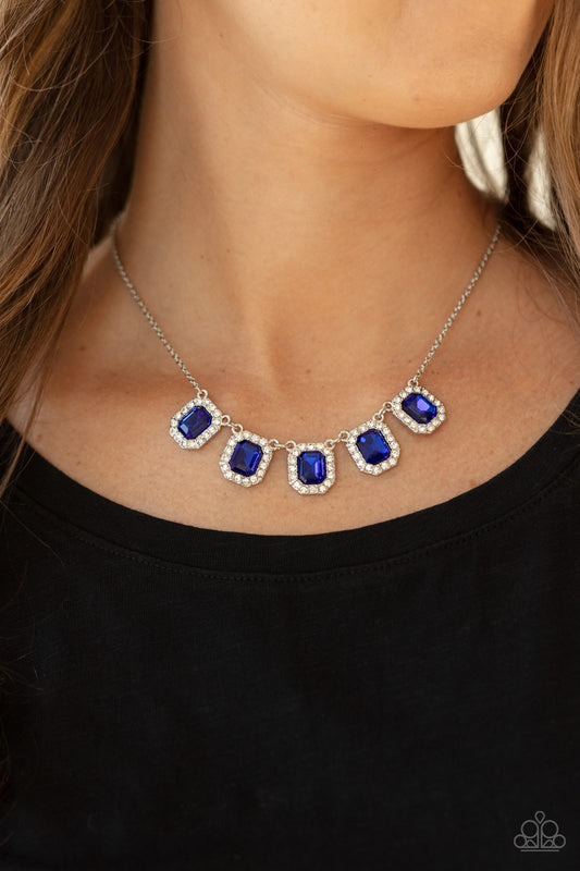 Next Level Luster - blue - Paparazzi necklace