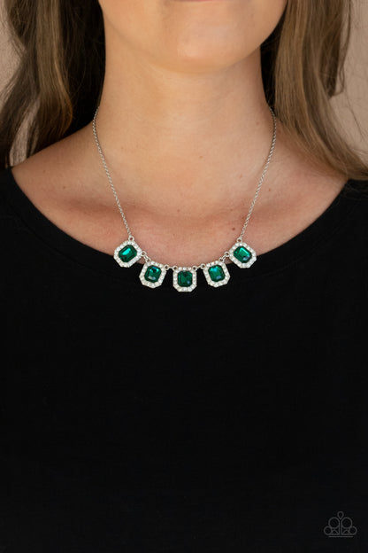 Next Level Luster - green - Paparazzi necklace