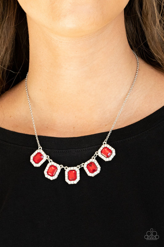 Next Level Luster - red - Paparazzi necklace