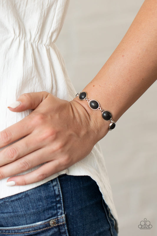 Nice Stonework - black - Paparazzi bracelet