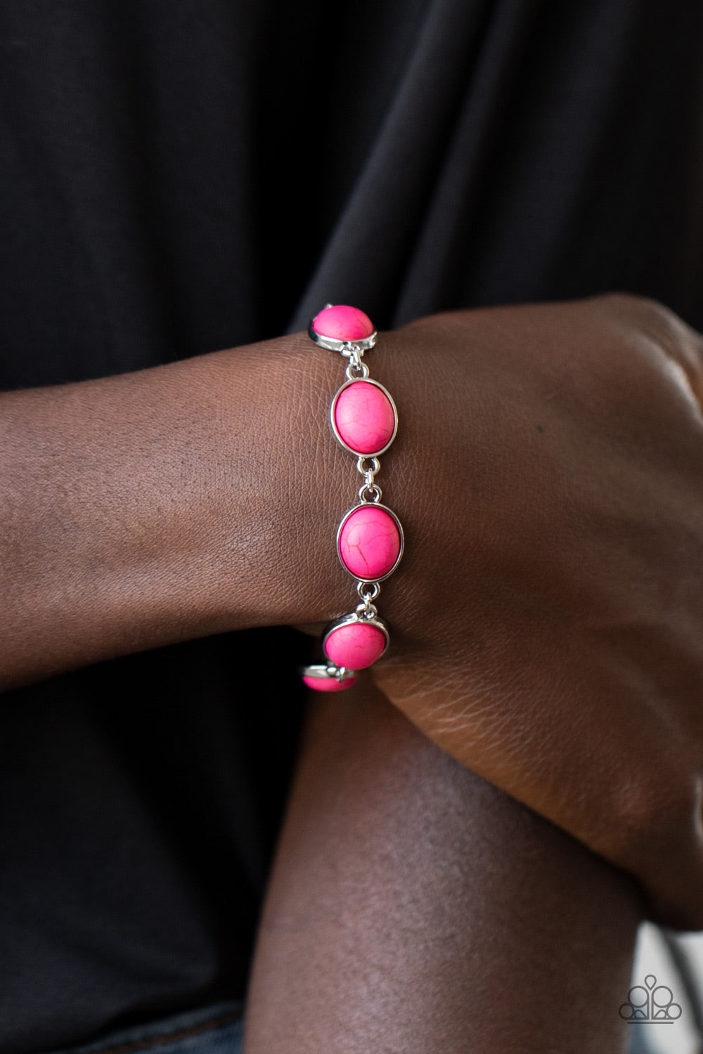 Nice Stonework - pink - Paparazzi bracelet