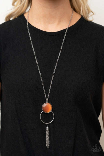 Nice To GLOW You - orange - Paparazzi necklace