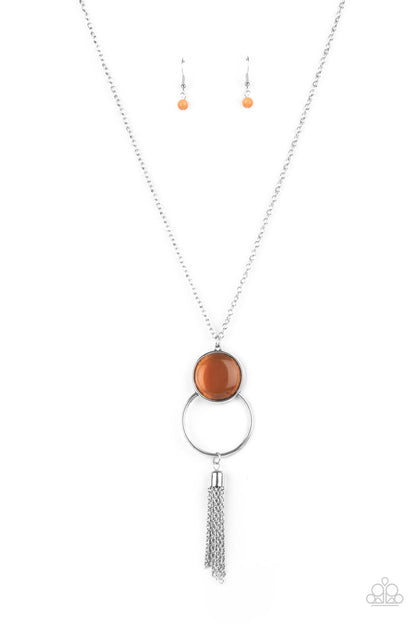 Nice To GLOW You - orange - Paparazzi necklace