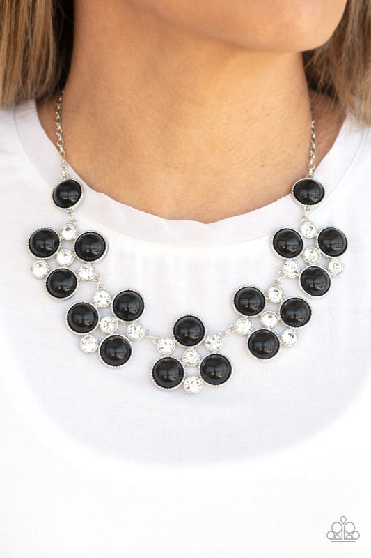 Night at the Symphony-black-Paparazzi necklace