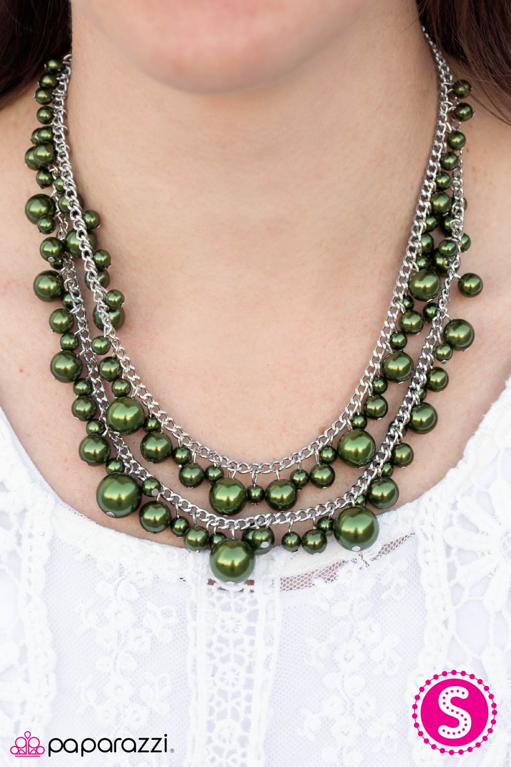 Nightfall - Green - Paparazzi necklace