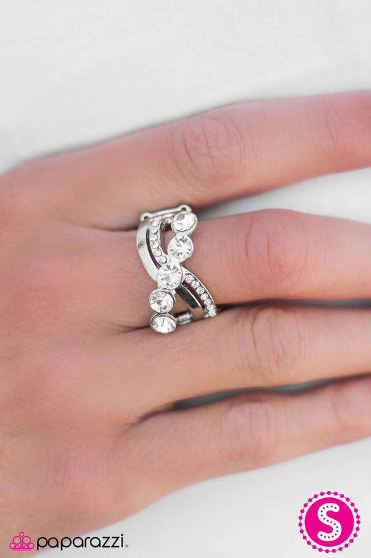 Nighttime Radiance - White - Paparazzi ring