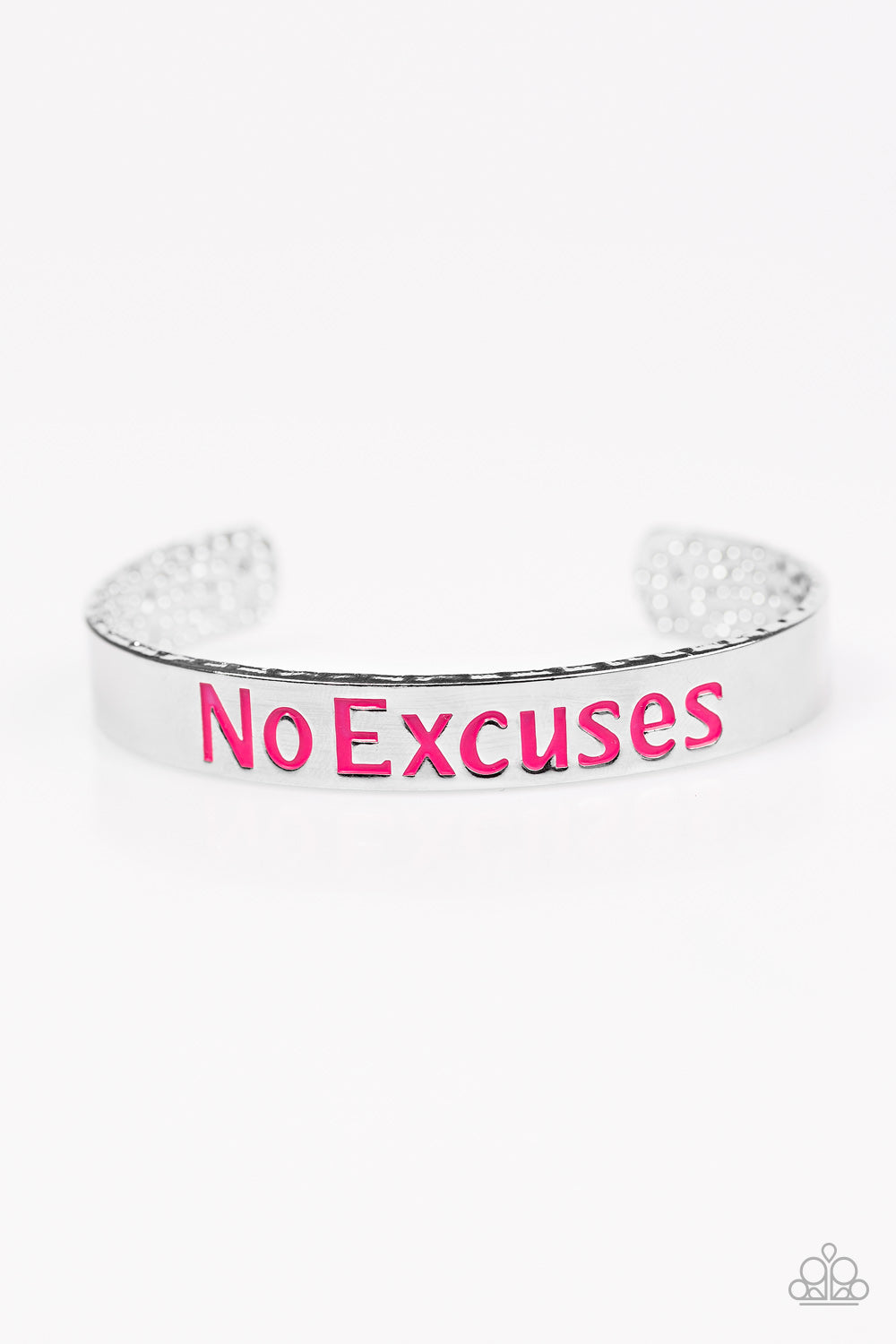 No Excuses - Pink - Paparazzi bracelet