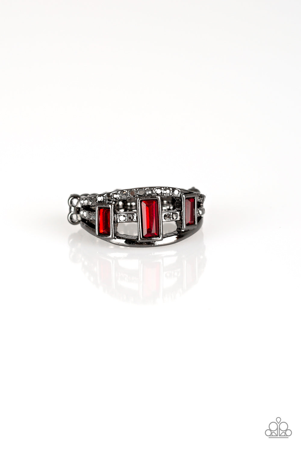 Noble Nova - red - Paparazzi ring