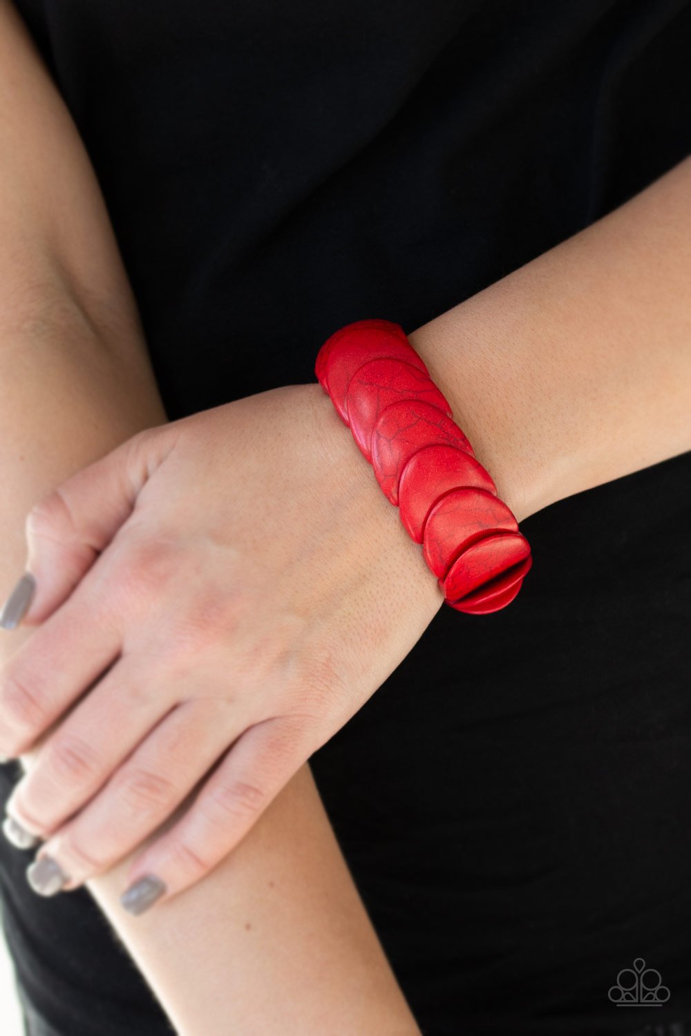 Nomadic Nature-red-Paparazzi bracelet
