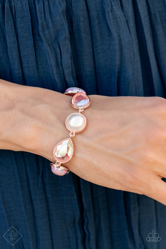 Nostalgically Nautical - rose gold - Paparazzi bracelet