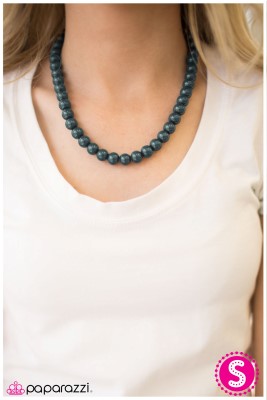 Not Your Mamas Pearls -Blue - Paparazzi necklace