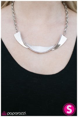 Nothing Else Metals - silver - Paparazzi necklace