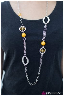 O My Goodness - Yellow - Paparazzi necklace