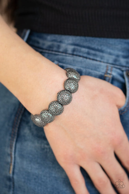 Obviously Ornate-silver-Paparazzi bracelet
