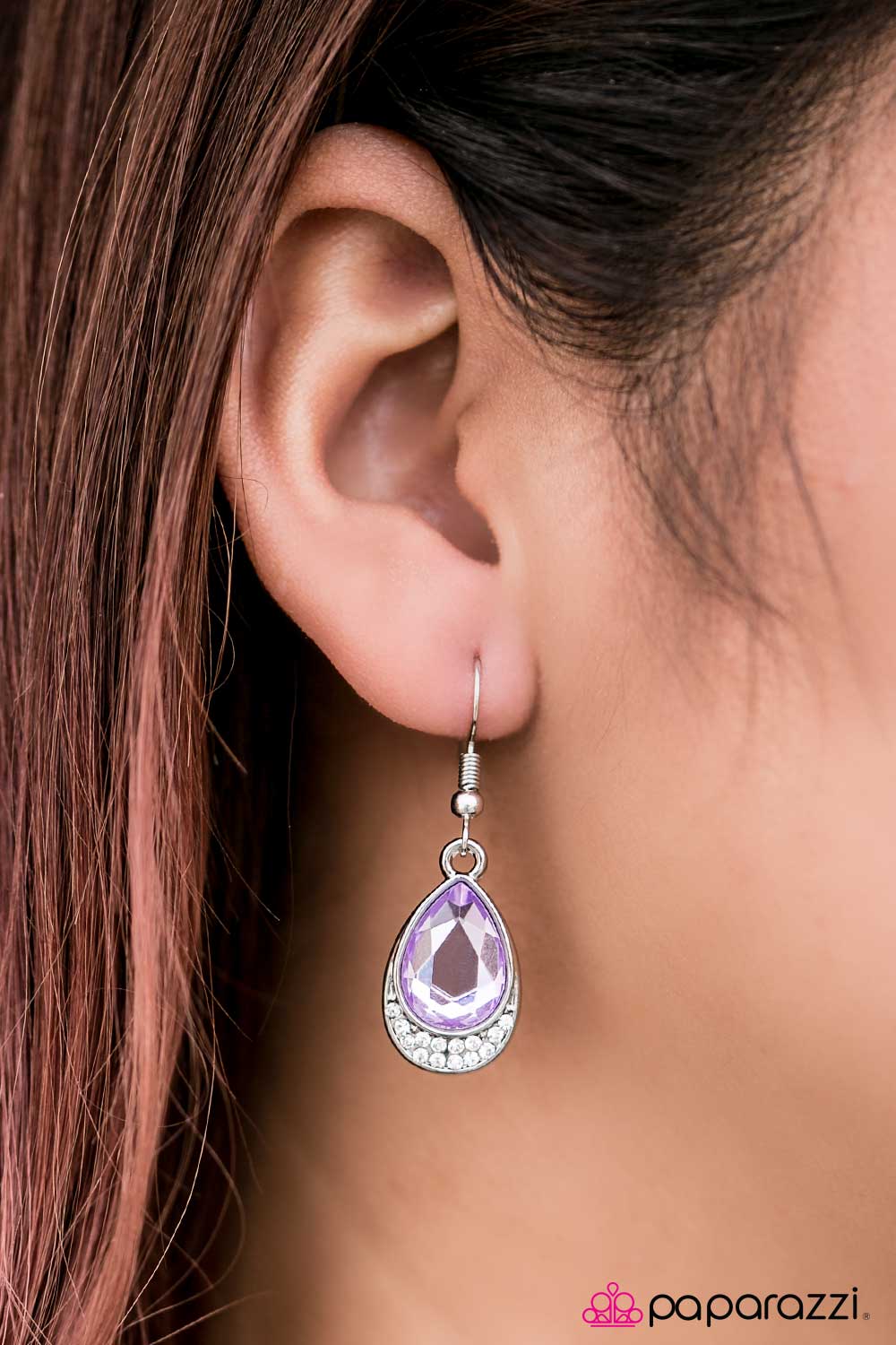 Ocean Cruise - Purple - Paparazzi earrings
