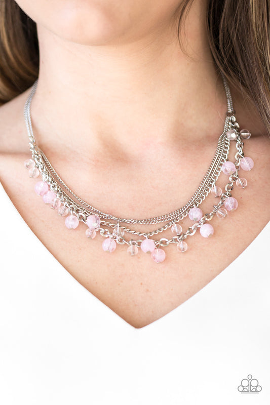 Ocean Odyssey - pink - Paparazzi necklace