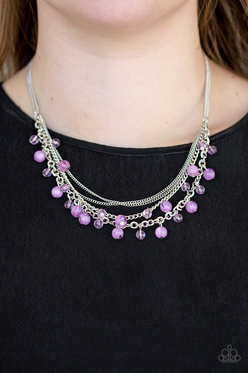 Ocean Odyssey - purple - Paparazzi necklace