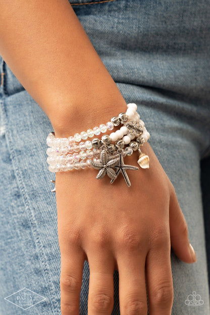 Ocean Breeze - white - Paparazzi bracelet