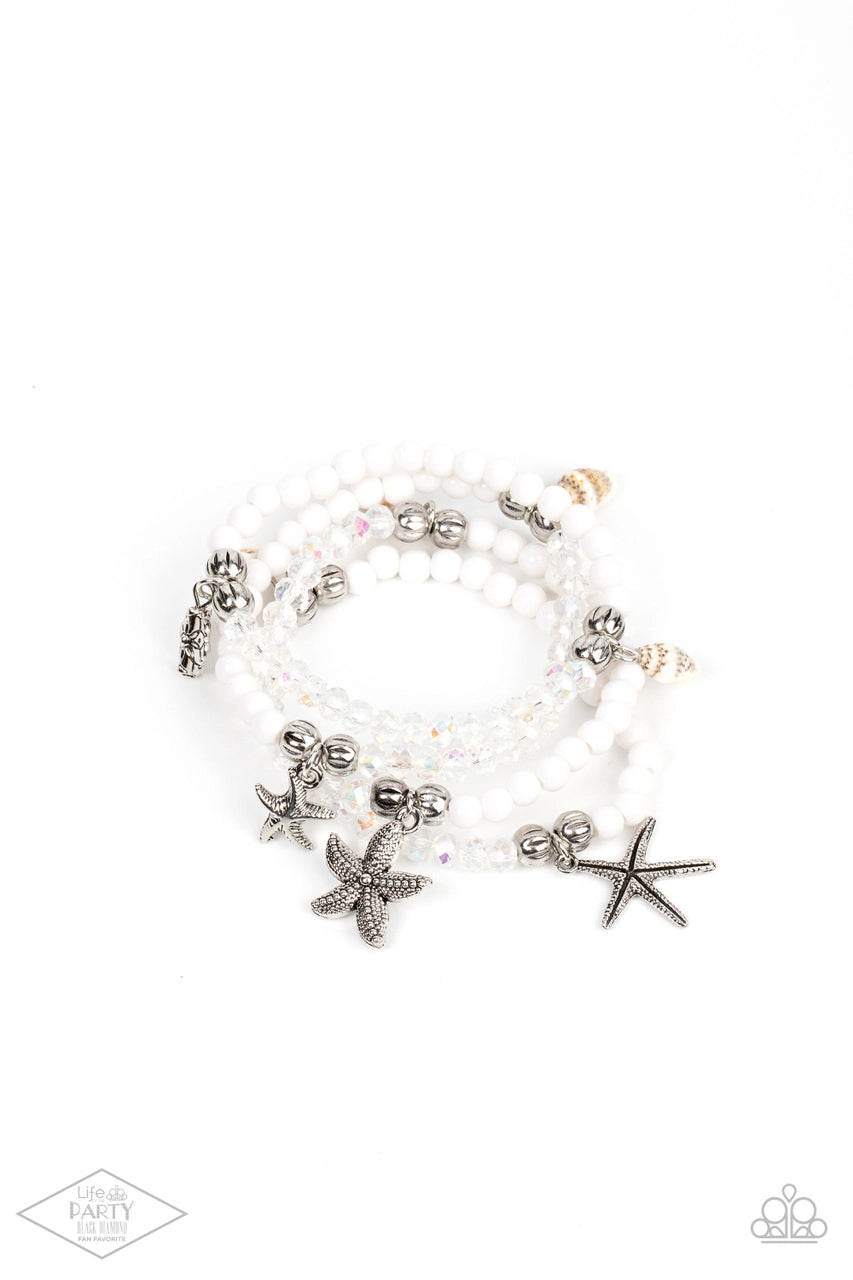 Ocean Breeze - white - Paparazzi bracelet