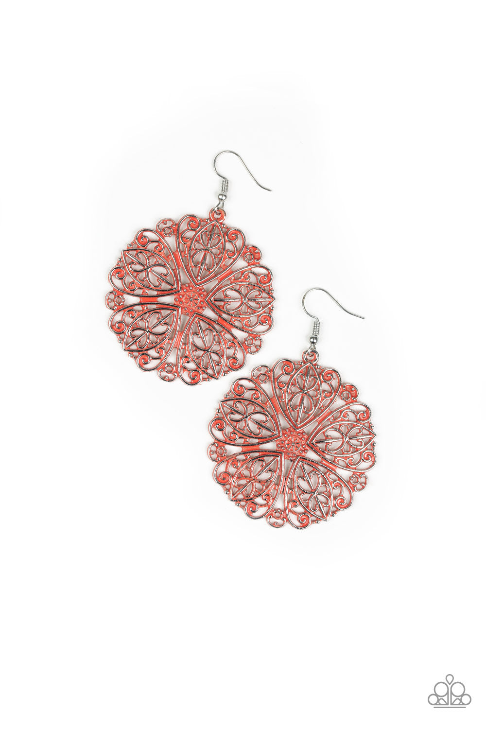 Ocean Paradise - orange - Paparazzi earrings