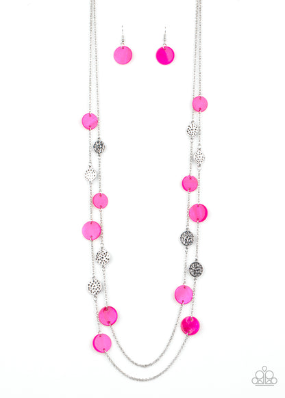 Ocean Soul - pink - Paparazzi necklace