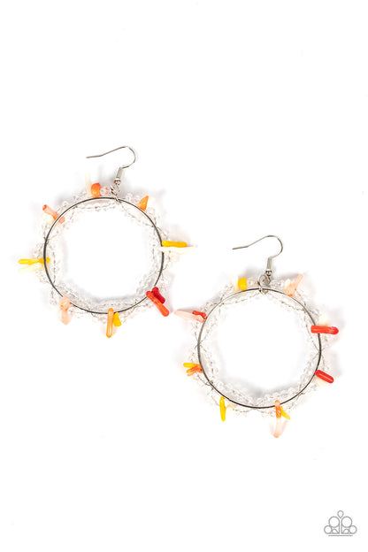 Ocean Surf - multi - Paparazzi earrings