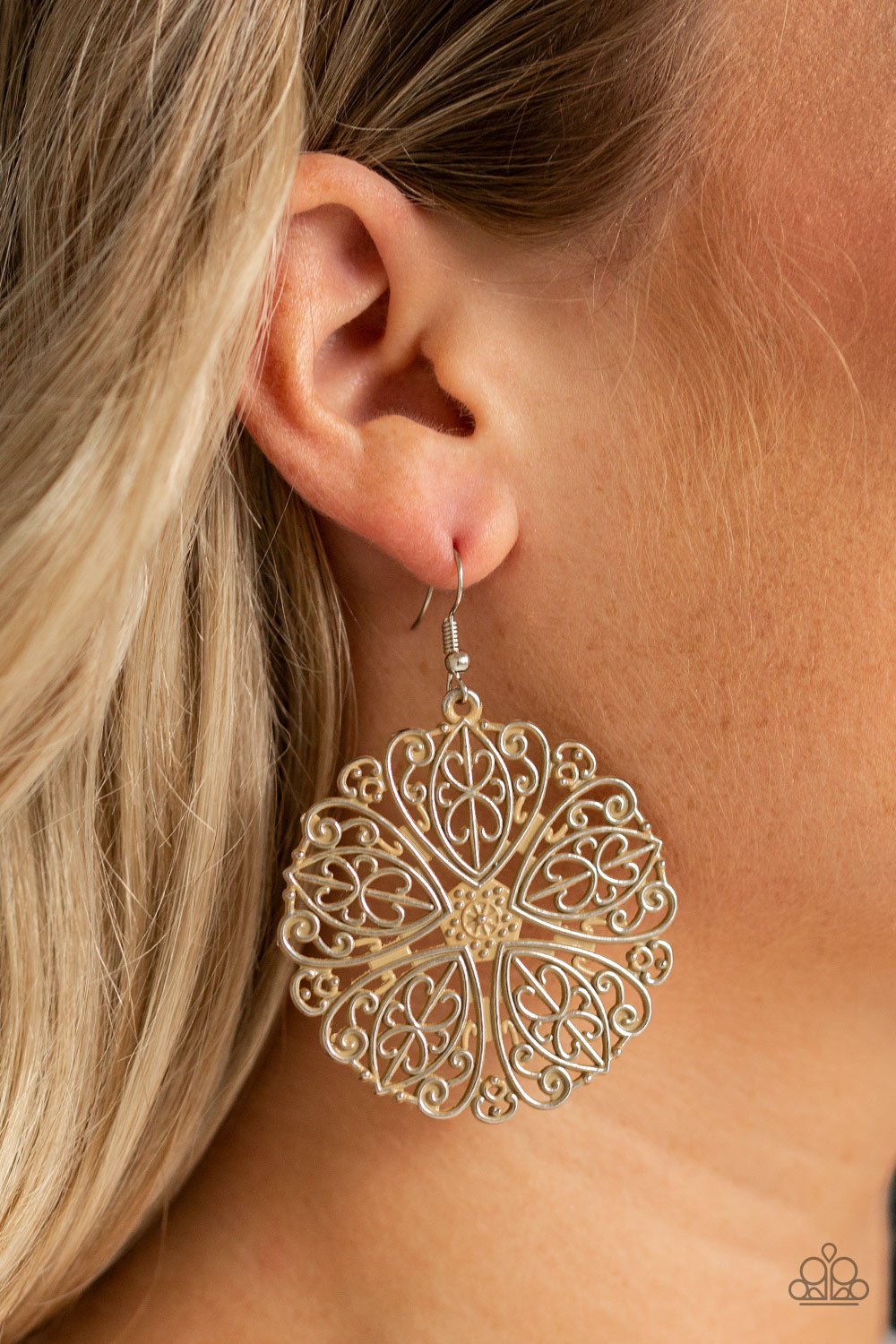 Ocean Paradise-brown-Paparazzi earrings