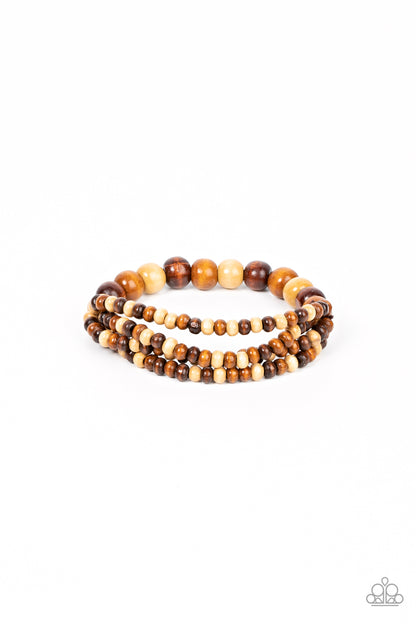Oceania Oasis - brown - Paparazzi bracelet