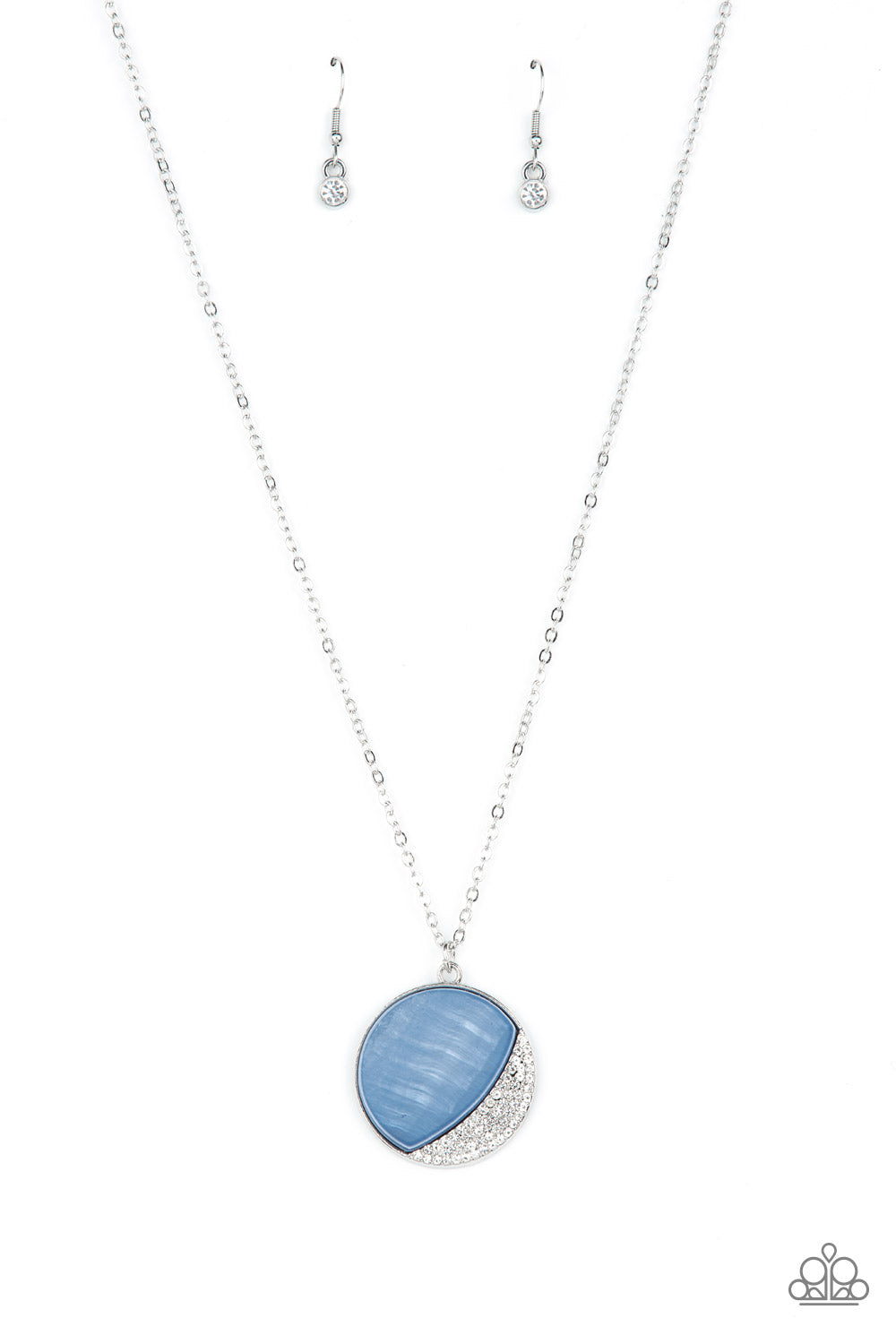 Oceanic Eclipse - blue - Paparazzi necklace
