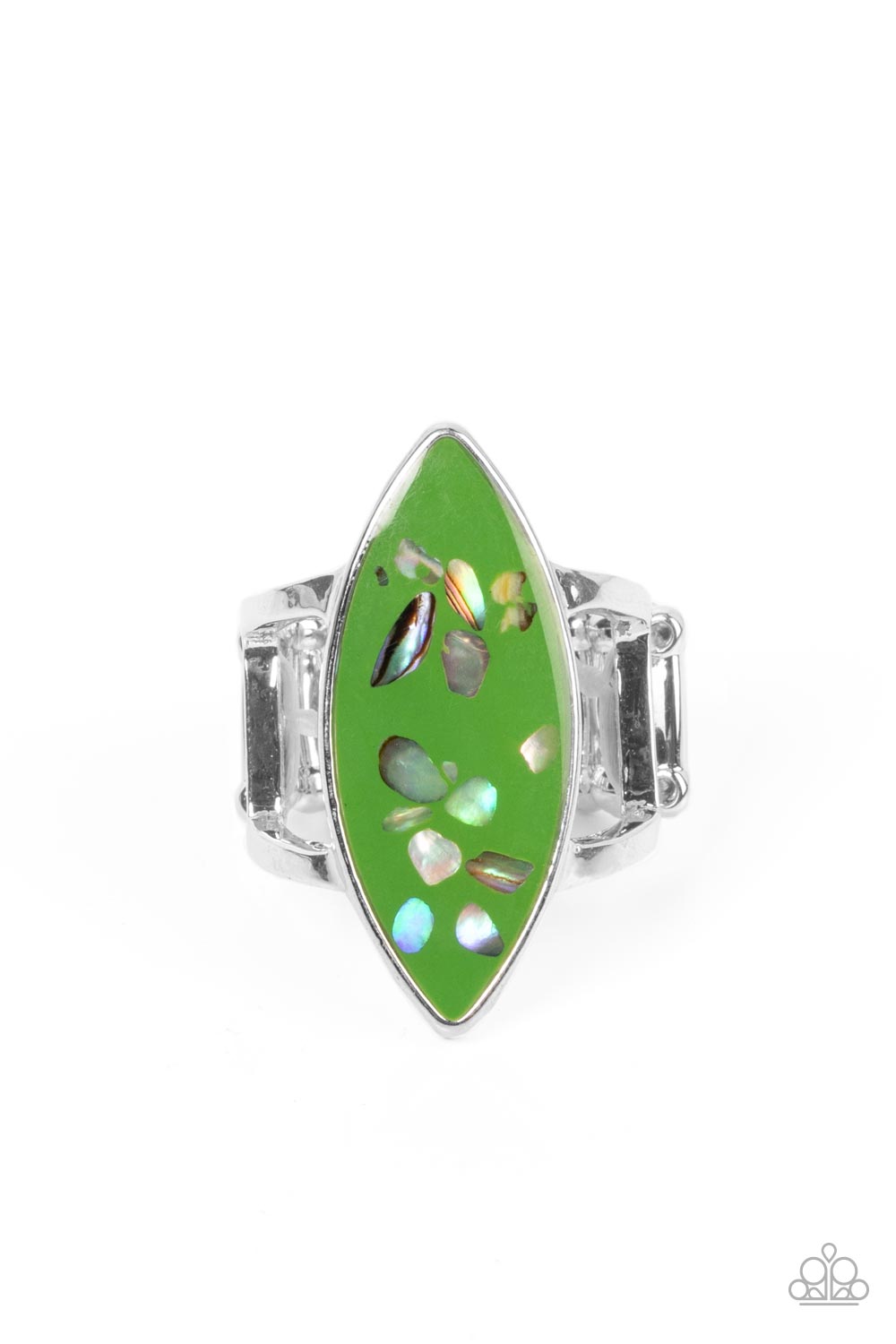 Oceanic Odyssey - green - Paparazzi ring