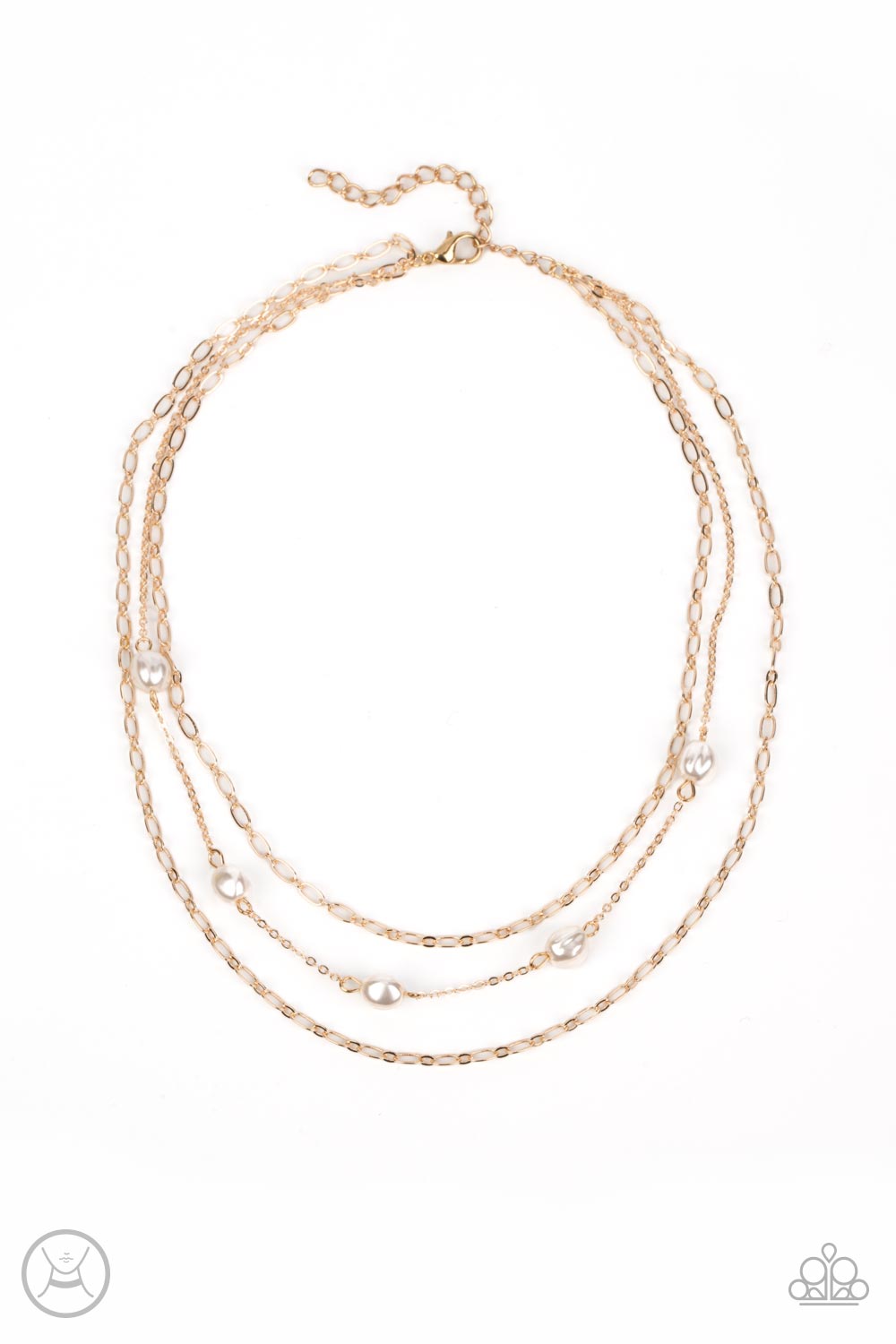 Offshore Oasis - gold - Paparazzi necklace
